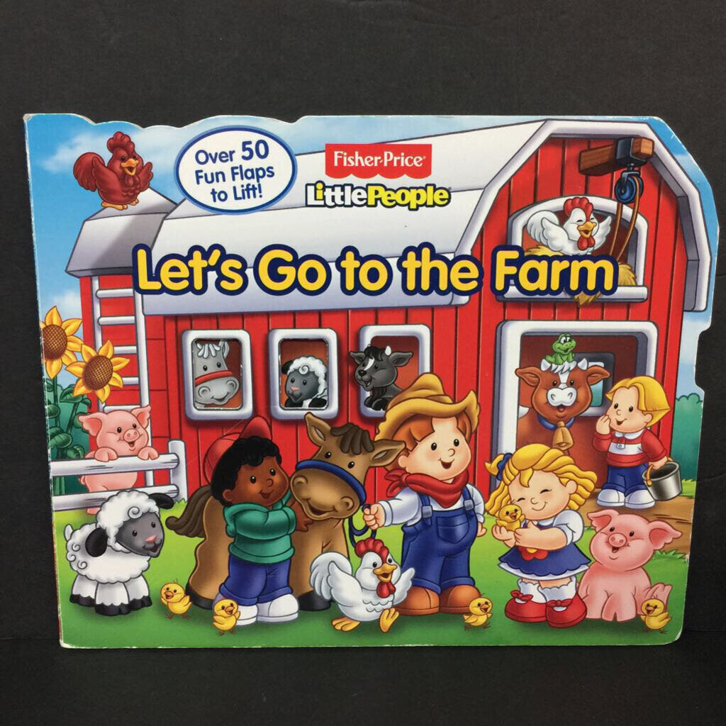 Let's Go to the Farm (Fisher Price Little People) (Lift-the-Flap) (Lori C. Froeb) -character board