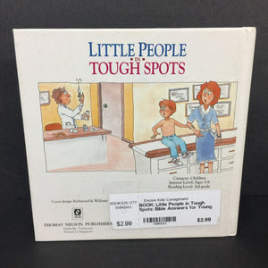 Little People in Tough Spots: Bible Answers for Young Children (V. Gilbert Beers & Ronald A. Beers) -religion hardcover