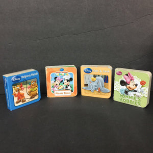 4pk Disney + Mickey & Friends Mini Board Book Set -character board