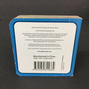 4pk Disney + Mickey & Friends Mini Board Book Set -character board