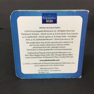 4pk Britannica Kids Mini Board Book Set (Kaara Kallen) (Environment) -educational board