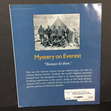 Load image into Gallery viewer, Mystery on Everest (National Geographic Society) (Audrey Salkeld) (Notable Event: Climbing Mt. Everest - Mallory) -educational paperback
