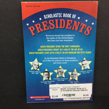 Load image into Gallery viewer, Scholastic Book of U. S. Presidents (George Sullivan) (Notable Person/USA) -educational chapter paperback
