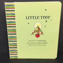Load image into Gallery viewer, Little Tree (E.E. Cummings) (Season: Winter, Holiday: Christmas) -poetry board

