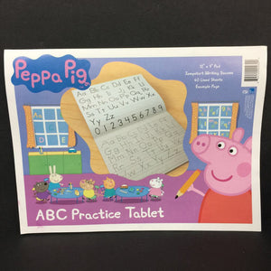 ABC Practice Tablet (Peppa Pig) -character workbook paperback