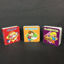 Load image into Gallery viewer, 3pk Mini Board Book Set (Elementary School) -board
