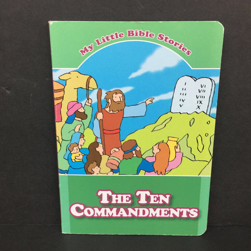The Ten Commandments (My Little Bible Stories) (Anael Dena) -religion board