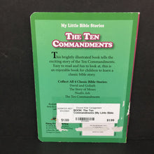Load image into Gallery viewer, The Ten Commandments (My Little Bible Stories) (Anael Dena) -religion board
