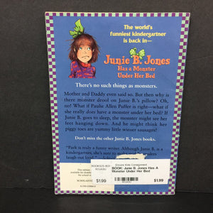 Junie B. Jones Has A Monster Under Her Bed (Barbara Park) -series paperback