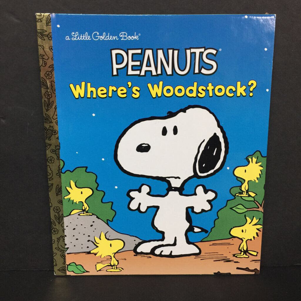 Where's Woodstock? (Peanuts) (Golden Book) (Margo Lundell) -character hardcover