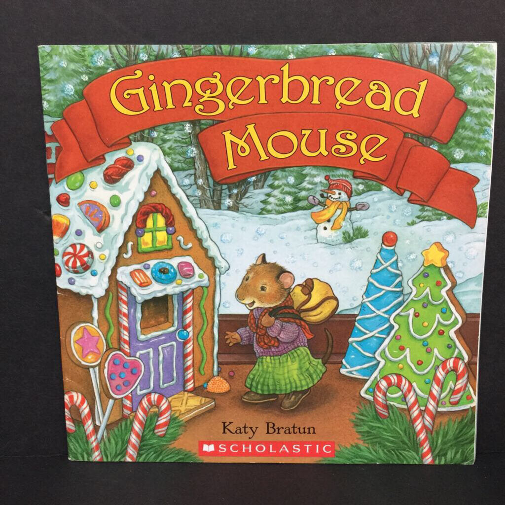 Gingerbread Mouse (Katy Bratun) (Season: Winter, Holiday: Christmas) -paperback