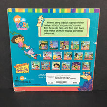 Load image into Gallery viewer, Dora&#39;s Starry Christmas (Dora the Explorer) (Season: Winter, Holiday) (Christine Ricci) -character paperback
