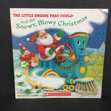 Load image into Gallery viewer, The Little Engine That Could and the Snowy, Blowy Christmas (Watty Piper) (Season: Winter, Weather: Snow, Holiday) -character paperback
