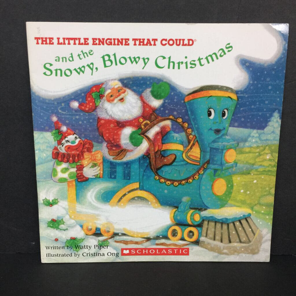 The Little Engine That Could and the Snowy, Blowy Christmas (Watty Piper) (Season: Winter, Weather: Snow, Holiday) -character paperback