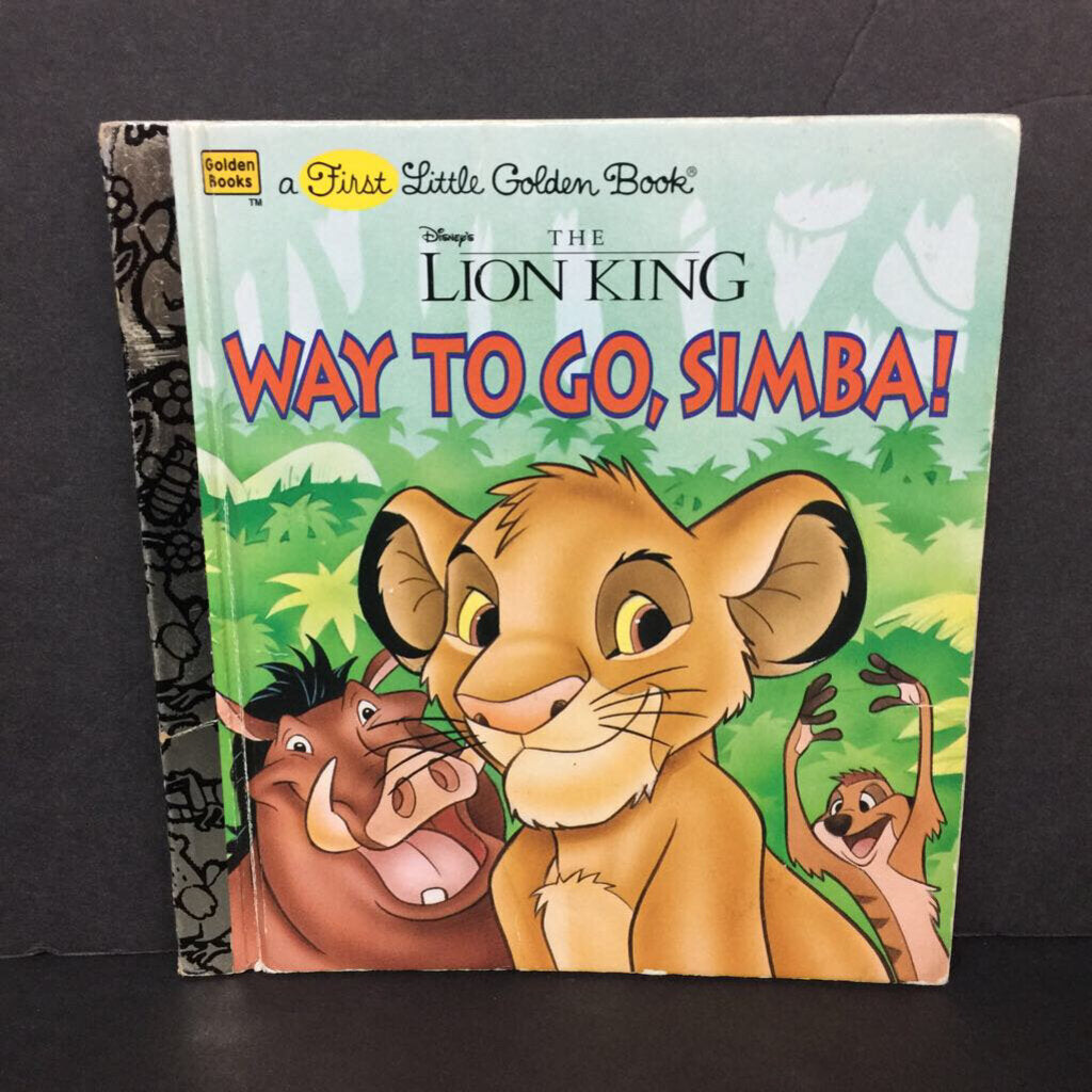 Way to Go, Simba! (Disney's The Lion King) (Golden Book) -character hardcover