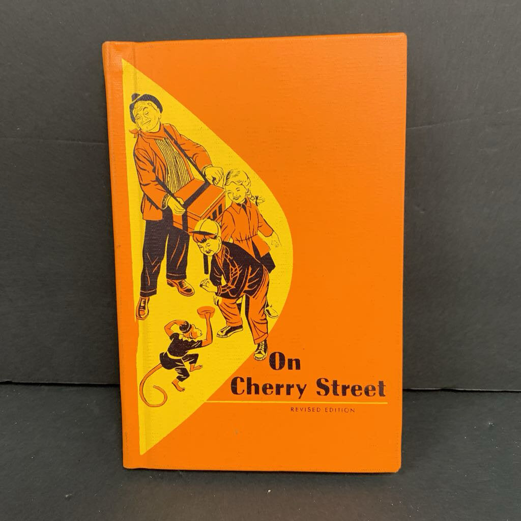 On Cherry Street: Revised Edition (Odille Ousley) (The Ginn Basic Readers Enrichment Series) (Vintage Collectible c. 1949) -reader hardcover