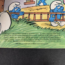 Load image into Gallery viewer, Rainy Day: A Smurf Book of Feelings (Vintage Collectible 1982) -character board
