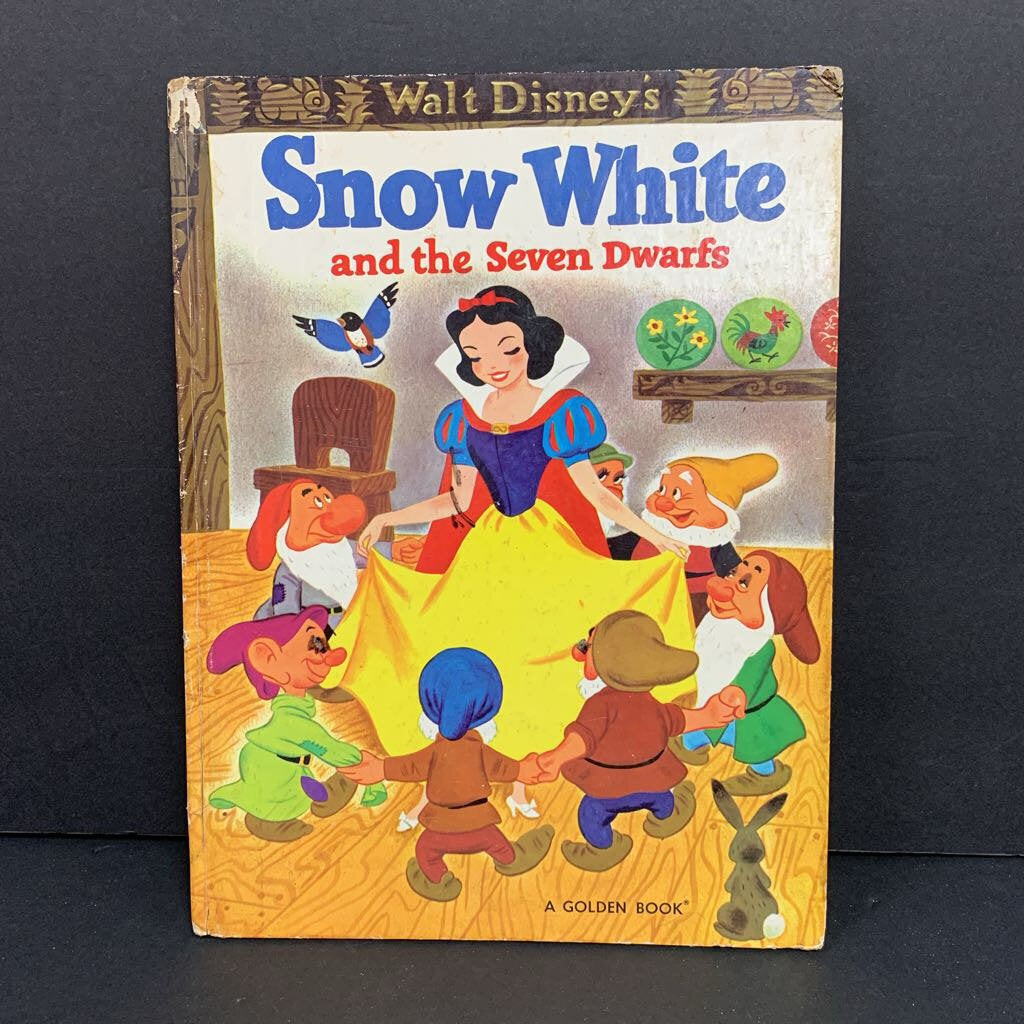 Walt Disney's Snow White and the Seven Dwarfs (Golden Book) (Vintage Collectible 1981) (Campbell Grant & Jane Werner) -character hardcover
