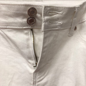High Rise Ripped Double Button Denim Jeggings