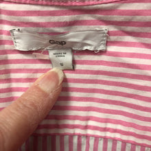 Load image into Gallery viewer, Ruffle Neckline Striped Top
