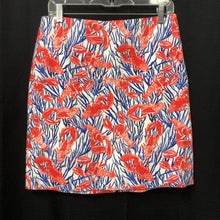 Load image into Gallery viewer, Lobster Print Stretch Cotton Canvas Skirt
