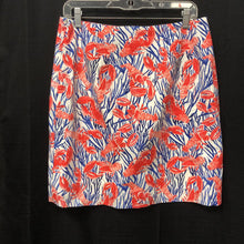 Load image into Gallery viewer, Lobster Print Stretch Cotton Canvas Skirt
