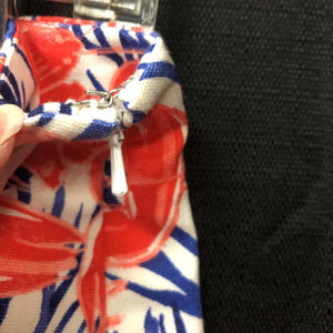 Lobster Print Stretch Cotton Canvas Skirt