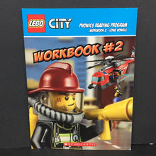 Load image into Gallery viewer, LEGO City Phonics Workbook #2: Long Vowels (Quinlan B. Lee) -character activity paperback
