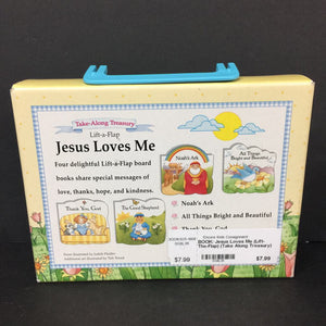 Jesus Loves Me (Lift-The-Flap) (Take Along Treasury) -religion board