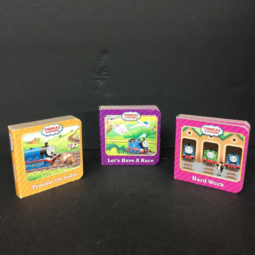 3pk Thomas & Friends Mini Board Book Set -character board