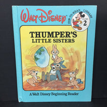 Load image into Gallery viewer, Thumper&#39;s Little Sisters (Walt Disney Fun-to-Read Library Vol 2) -character reader hardcover
