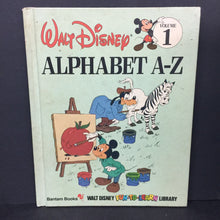 Load image into Gallery viewer, Walt Disney Alphabet A-Z (Fun-To-Learn Library Vol 1) -character reader hardcover
