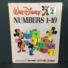 Load image into Gallery viewer, Walt Disney Numbers 1-10 (Fun-To-Learn Library Vol 2) -character reader hardcover
