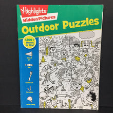 Load image into Gallery viewer, Outdoor Puzzles (Highlights Hidden Pictures) -activity paperback
