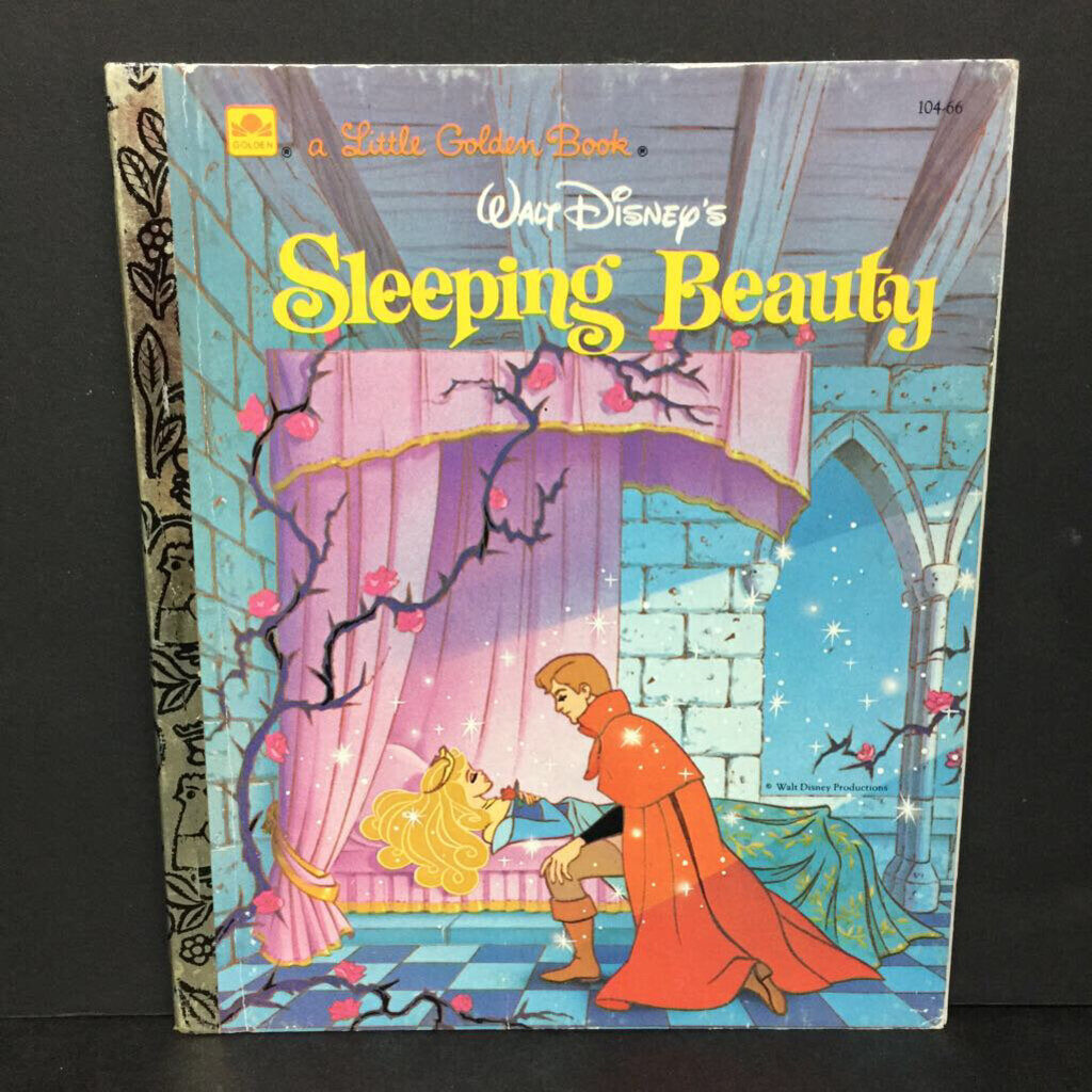 Walt Disney's Sleeping Beauty (Golden Book Vintage Collectible c. 1986) -character hardover