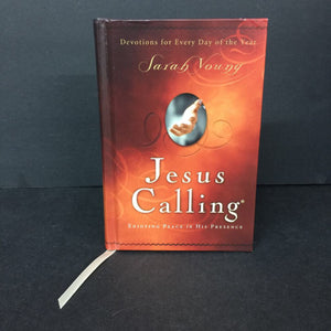 Jesus Calling: Devotions for Every Day of the Year (Sarah Young) -religion hardcover