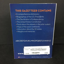 Load image into Gallery viewer, A Student's Dictionary &amp; Gazetteer (Colista Moore) (Language) -educational paperback

