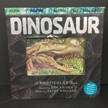 Load image into Gallery viewer, Dinosaur: A Photicular Book (Dan Kainen &amp; Kathy Wollard) -educational motion board
