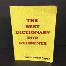 Load image into Gallery viewer, The Best Dictionary for Students (Language) -educational paperback
