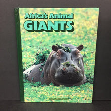 Load image into Gallery viewer, Africa's Animal Giants (National Geographic Kids) (Jane R. McCauley) (Mammals) -educational hardcover
