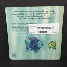 Load image into Gallery viewer, Rainbow Fish to the Rescue! (Marcus Pfister) -character board
