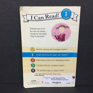 Pinkalicious: Pink Around the Rink (I Can Read Level 1) (Victoria Kahn) -character reader paperback