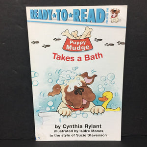 Puppy Mudge Takes a Bath (Ready to Read Pre-Level 1) (Cynthia Rylant) -character reader paperback