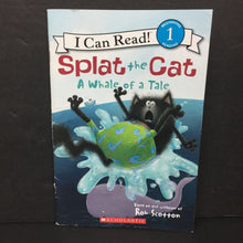 Load image into Gallery viewer, A Whale of a Tale (Splat the Cat) (I Can Read Level 1) (Rob Scotton) -character reader paperback
