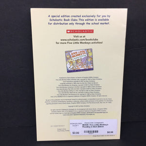 Five Little Monkeys Reading in Bed (Eileen Christelow) -character reader paperback