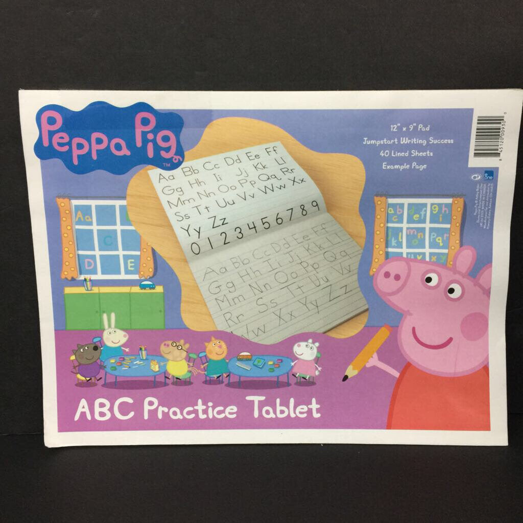 ABC Practice Tablet (Peppa Pig) -character workbook paperback