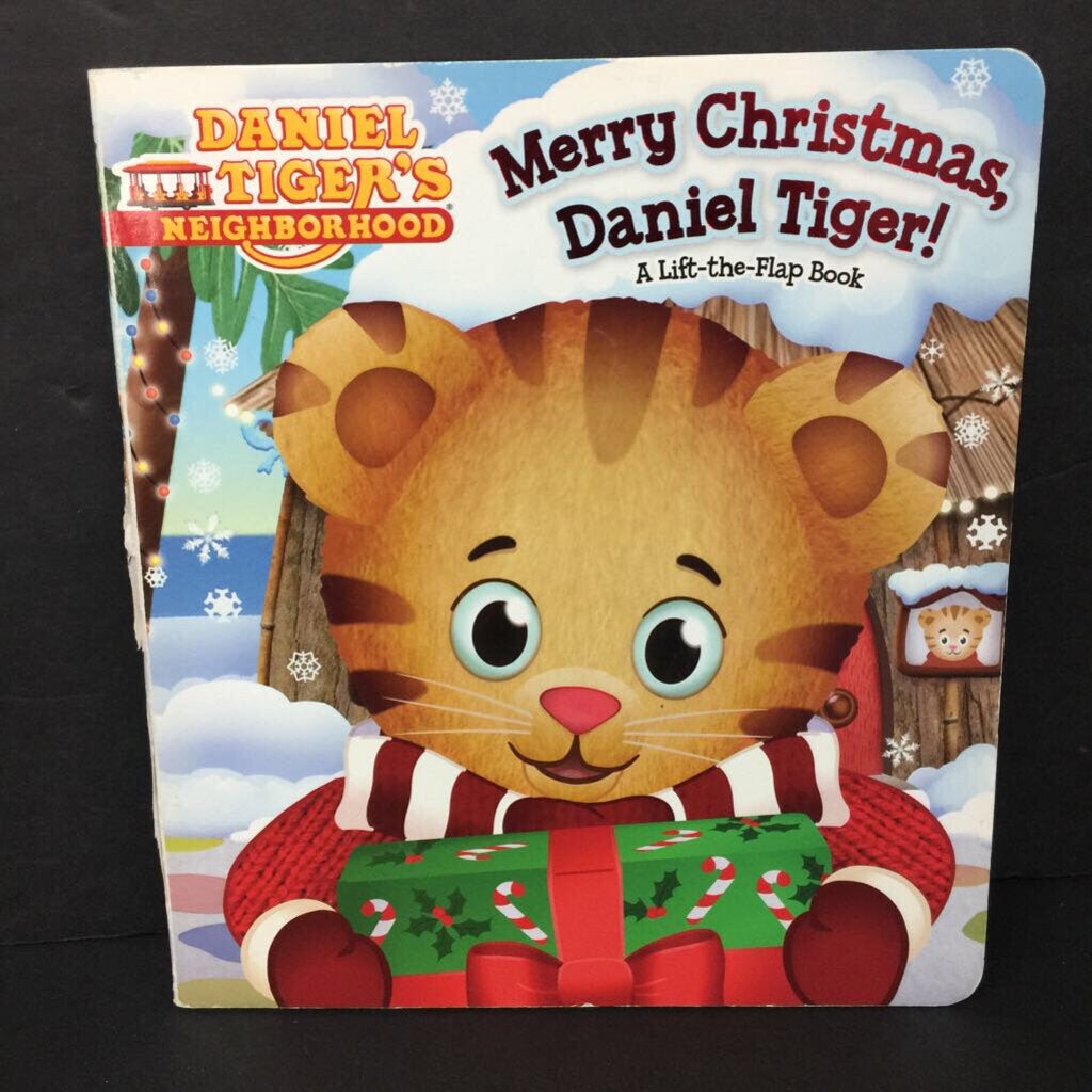 Merry Christmas, Daniel Tiger! (Angela C. Santomero) (Lift-the-Flap) (Season: Winter, Holiday) -character board