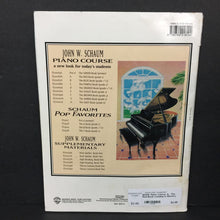 Load image into Gallery viewer, Piano Course: A - The Red Book: Leading to Mastery of the Instrument (John W. Schaum) (Music) -instructional educational paperback
