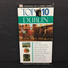 Load image into Gallery viewer, Top Ten: Dublin (DK Eyewitness Top Ten Travel Guides) (Notable Place, Dublin Ireland) -educational paperback

