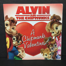 Load image into Gallery viewer, A Chipmunk Valentine (Alvin and the Chipmunks) (Season: Winter, Holiday: Valentine's Day) (Kirsten Mayer) -character paperback
